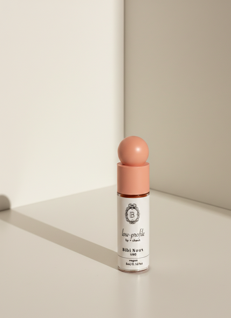 Low profile cheek & lip stain